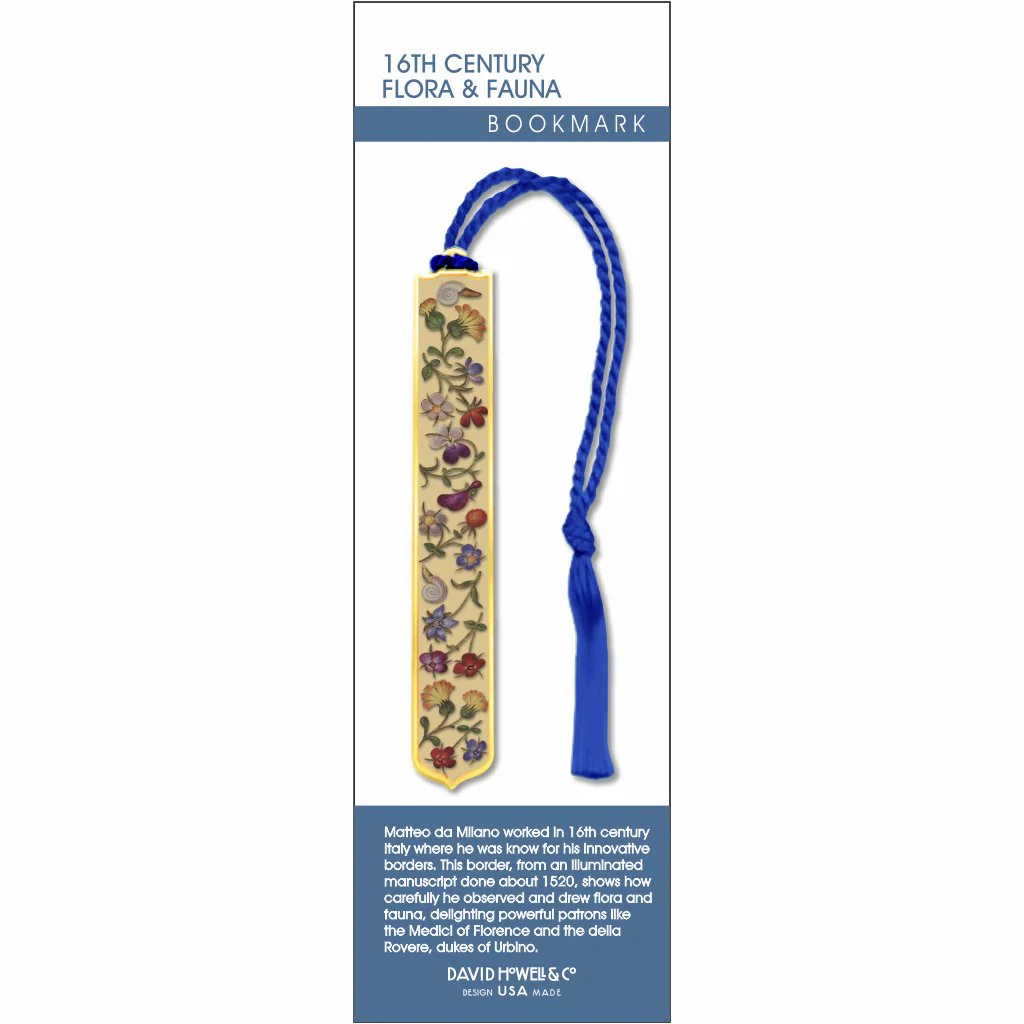 16th Century Flora & Fauna Bookmark - Image 2