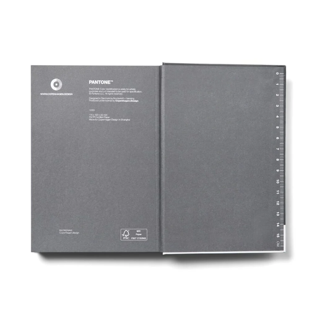 19-0203 Grey Pantone Notebook - Image 2