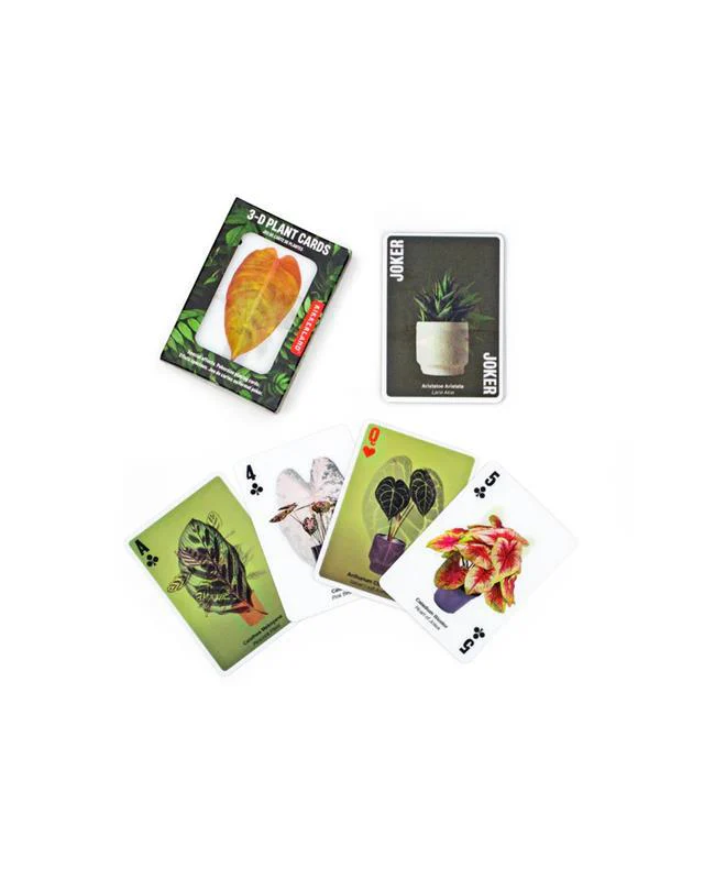 3D Plant Playing Cards