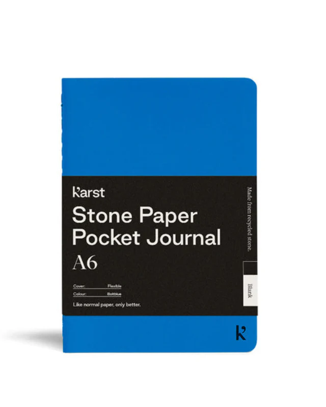 A6 Blank Pocket Stone Paper Journal - Image 9
