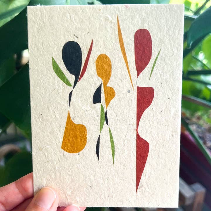 Abstract Dance Plantable Seed Card - Image 5
