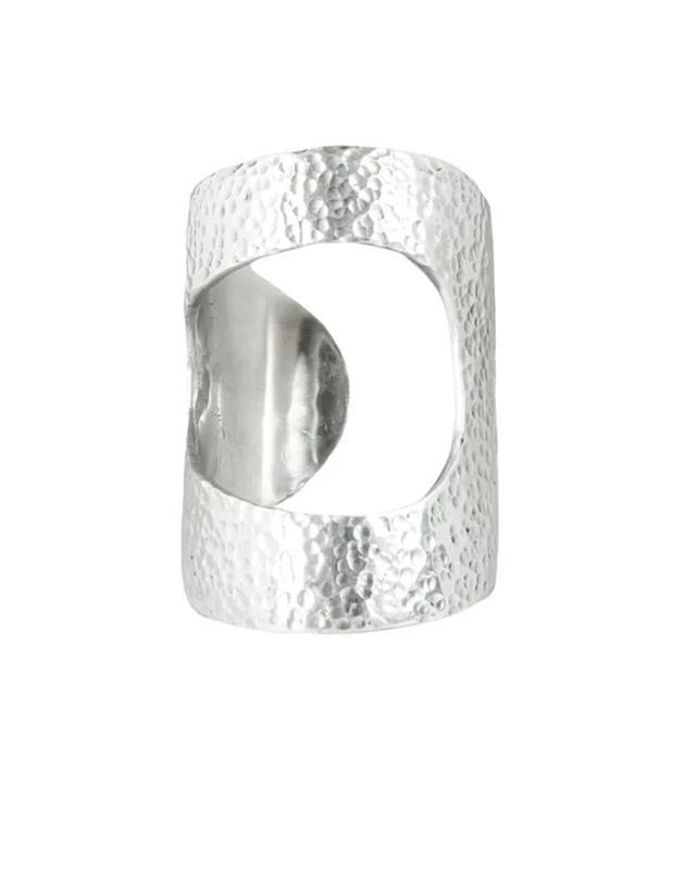 Adele Dejak: Adele Logo Aluminium Cuff Bracelet - Image 3