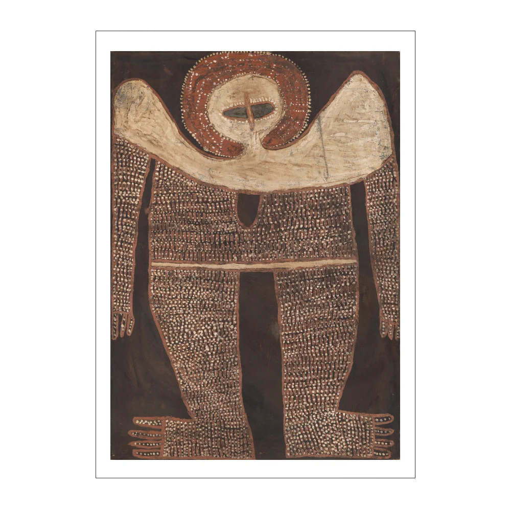 Alec Mingelmanganu (Wunambal), Wanjina Postcard