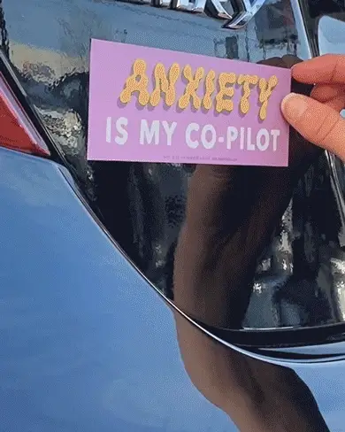 All Day I Dream About Spaghetti Vinyl Bumper Sticker - Image 3