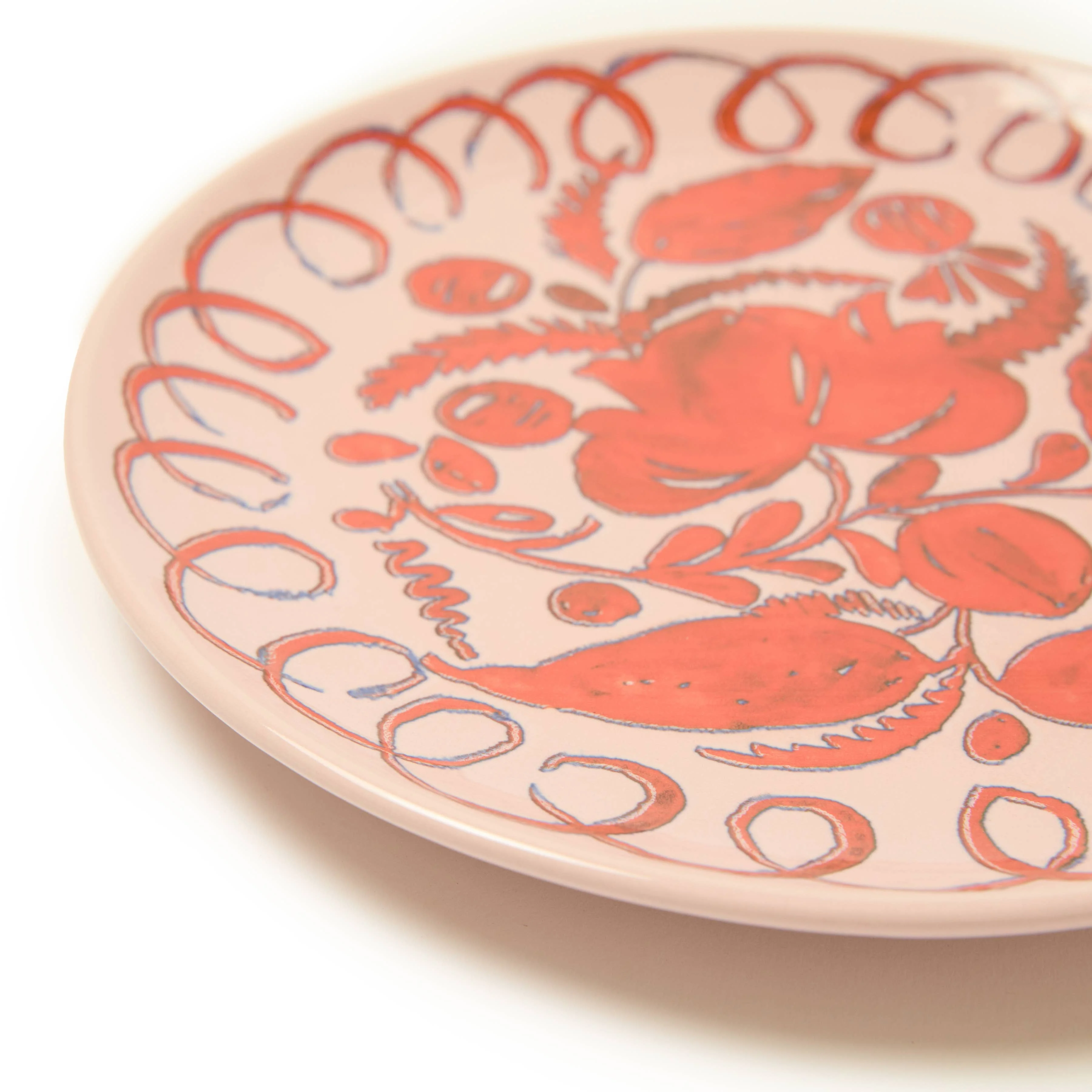 Amalfi Dessert Plate Pink - Image 3