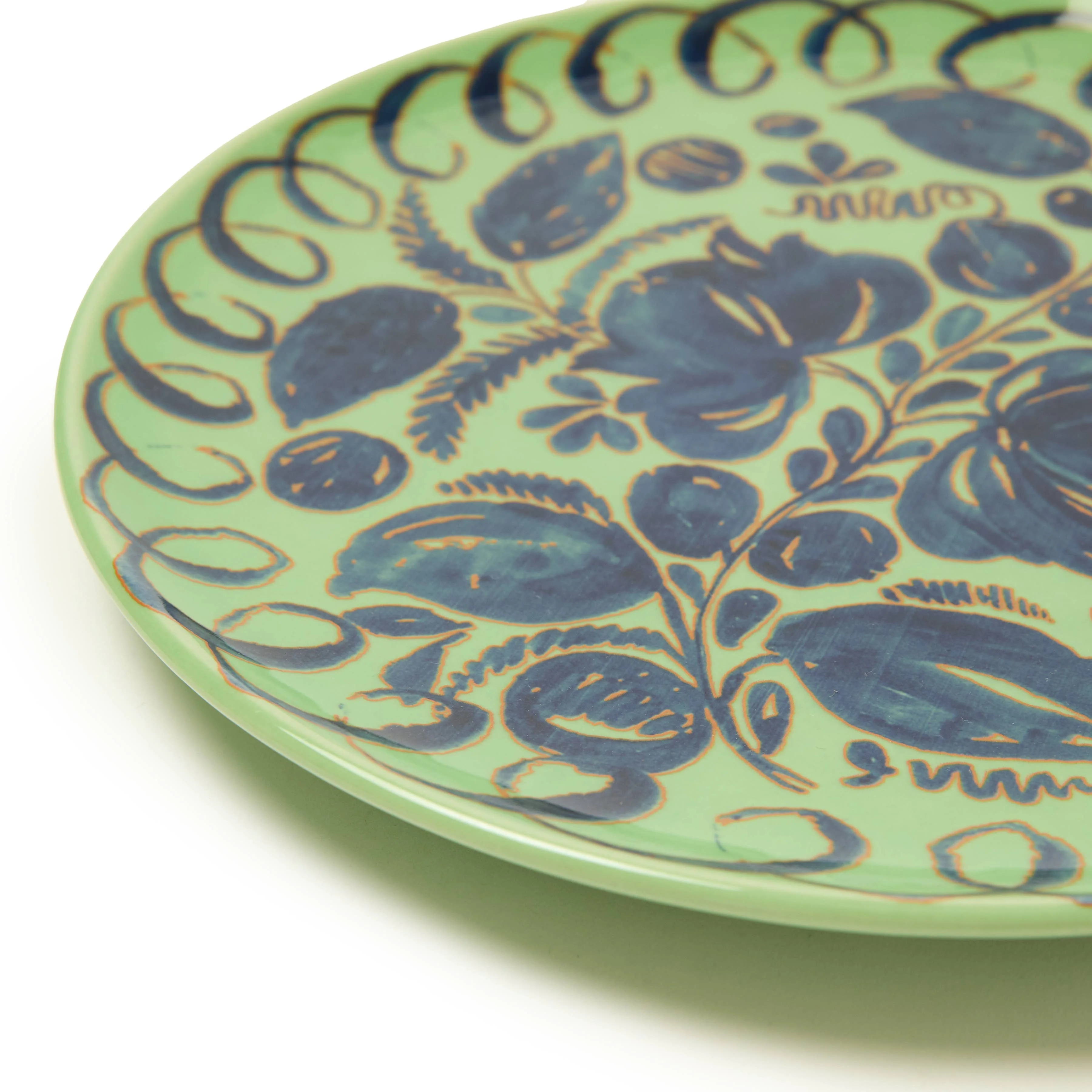 Amalfi Dinner Plate Green - 10.6" Diameter - Image 2