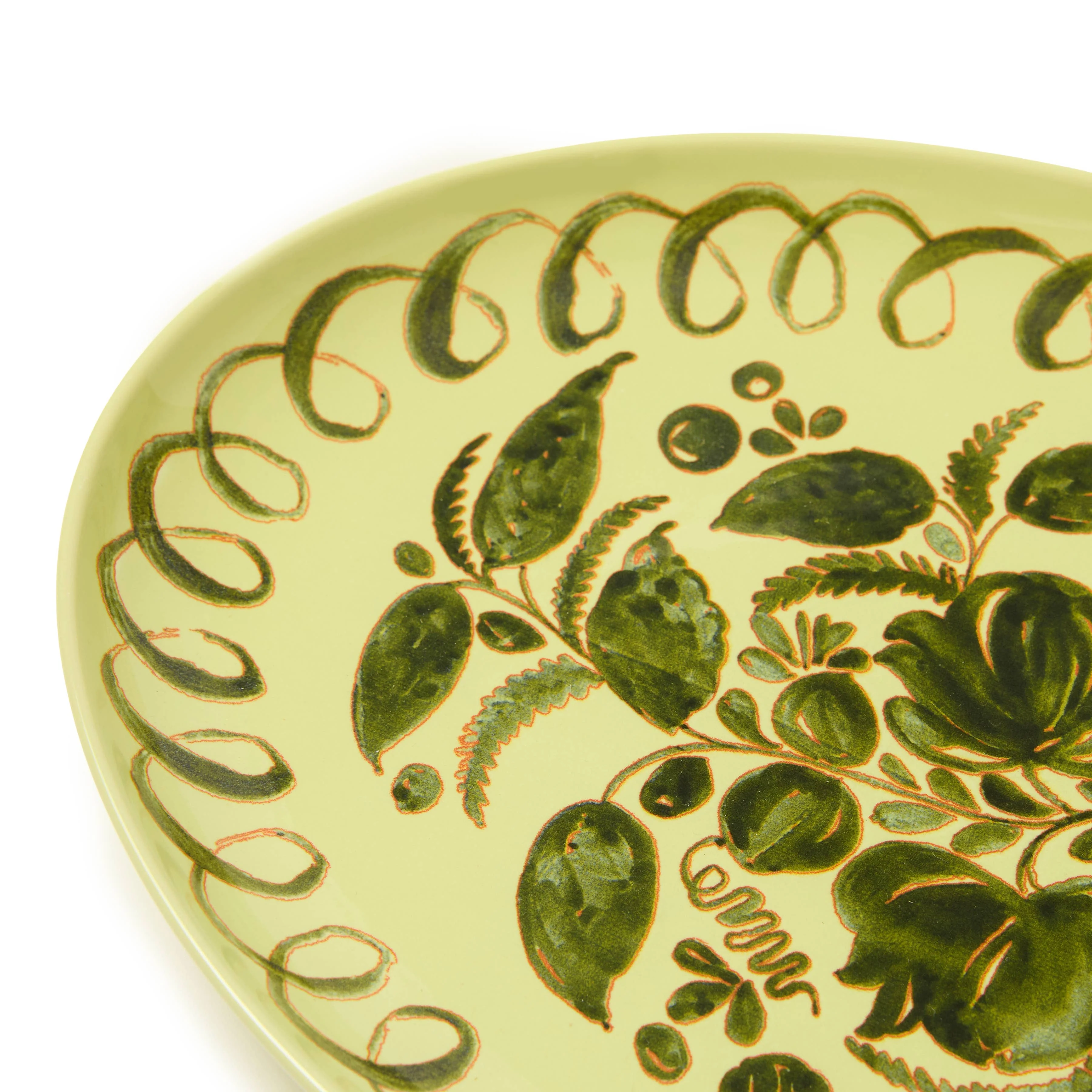 Amalfi Oval Tray Lime - 15.7" x 11" - Image 3