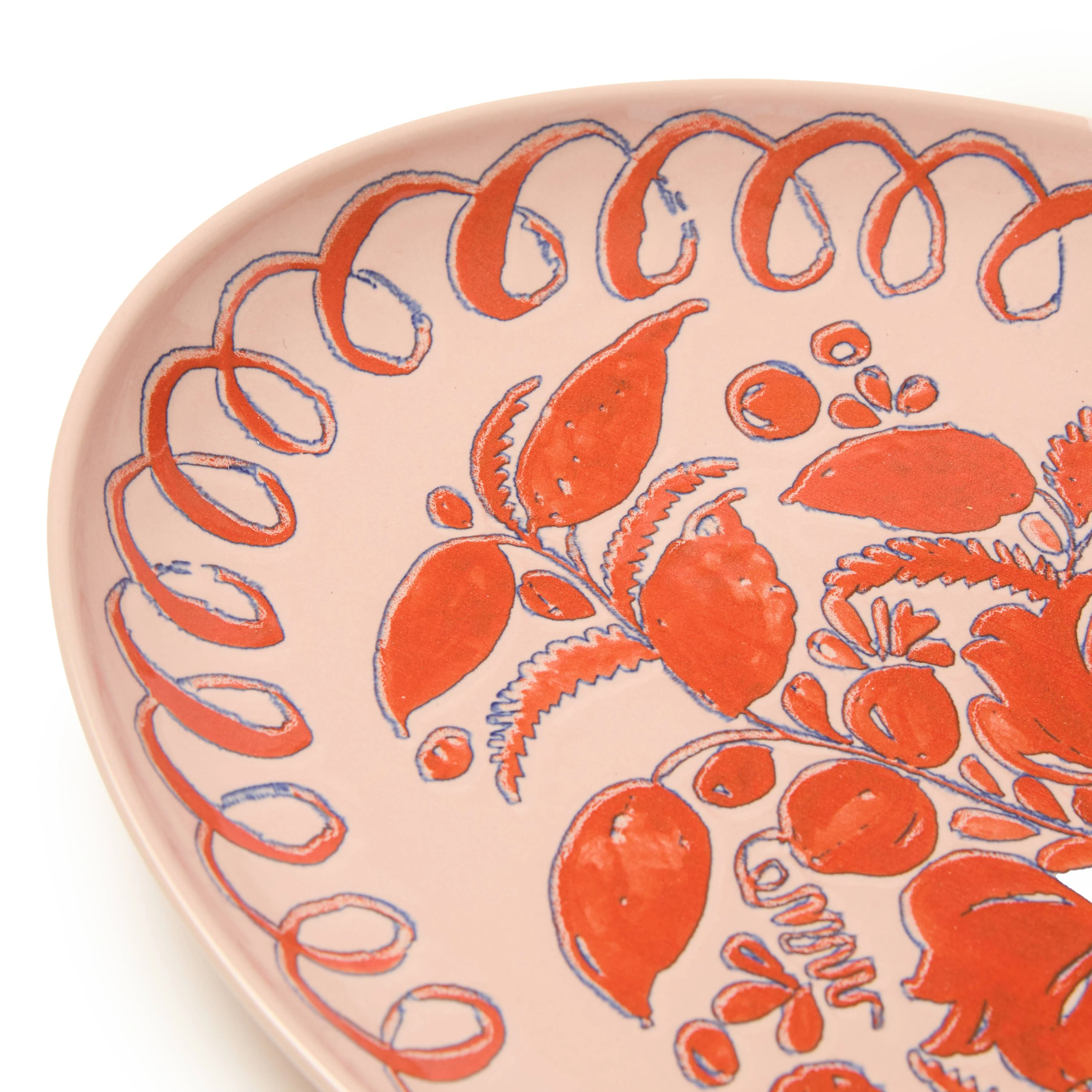 Amalfi Oval Tray Pink - 15.7" x 11" - Image 3