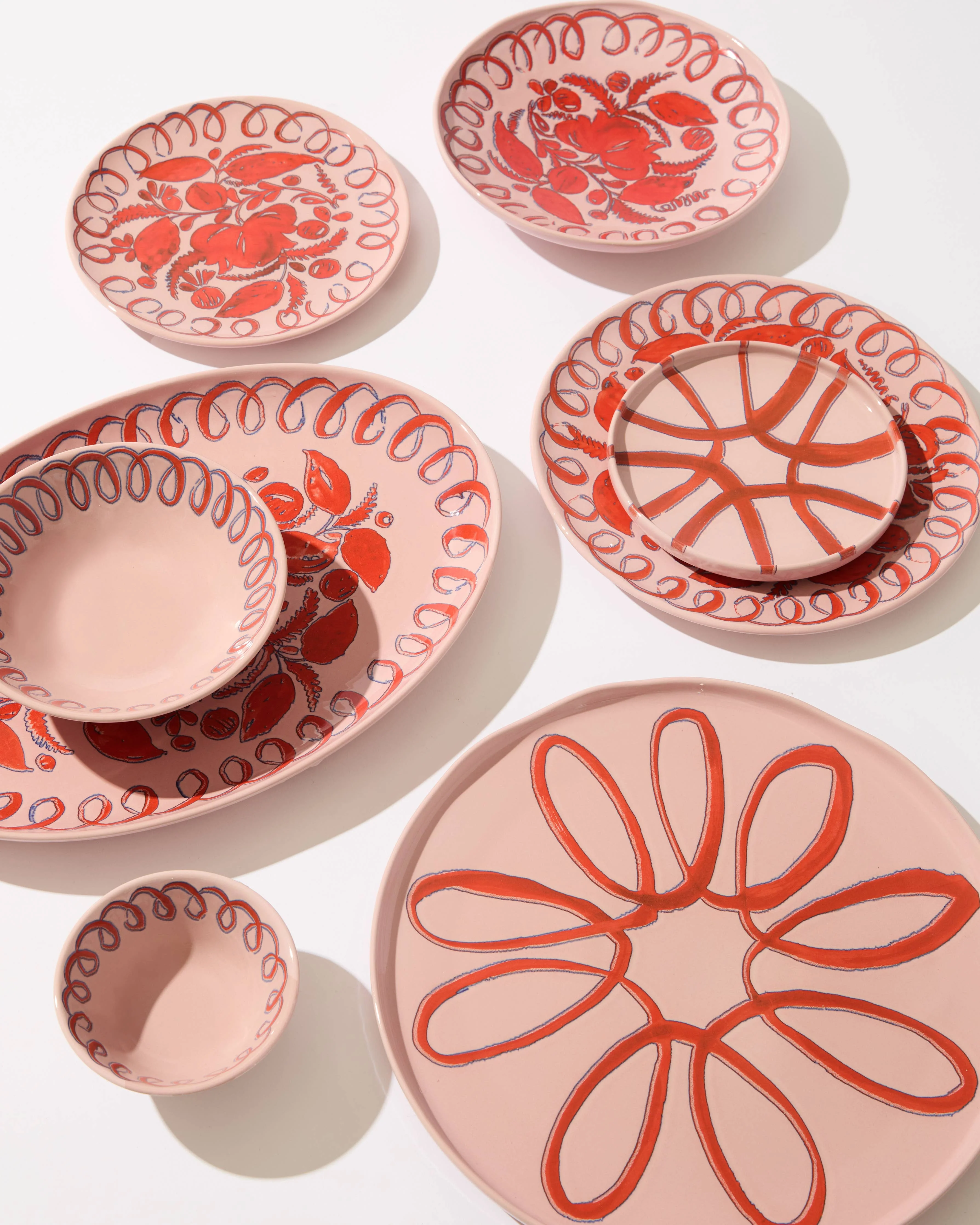 Amalfi Oval Tray Pink - 15.7" x 11" - Image 4