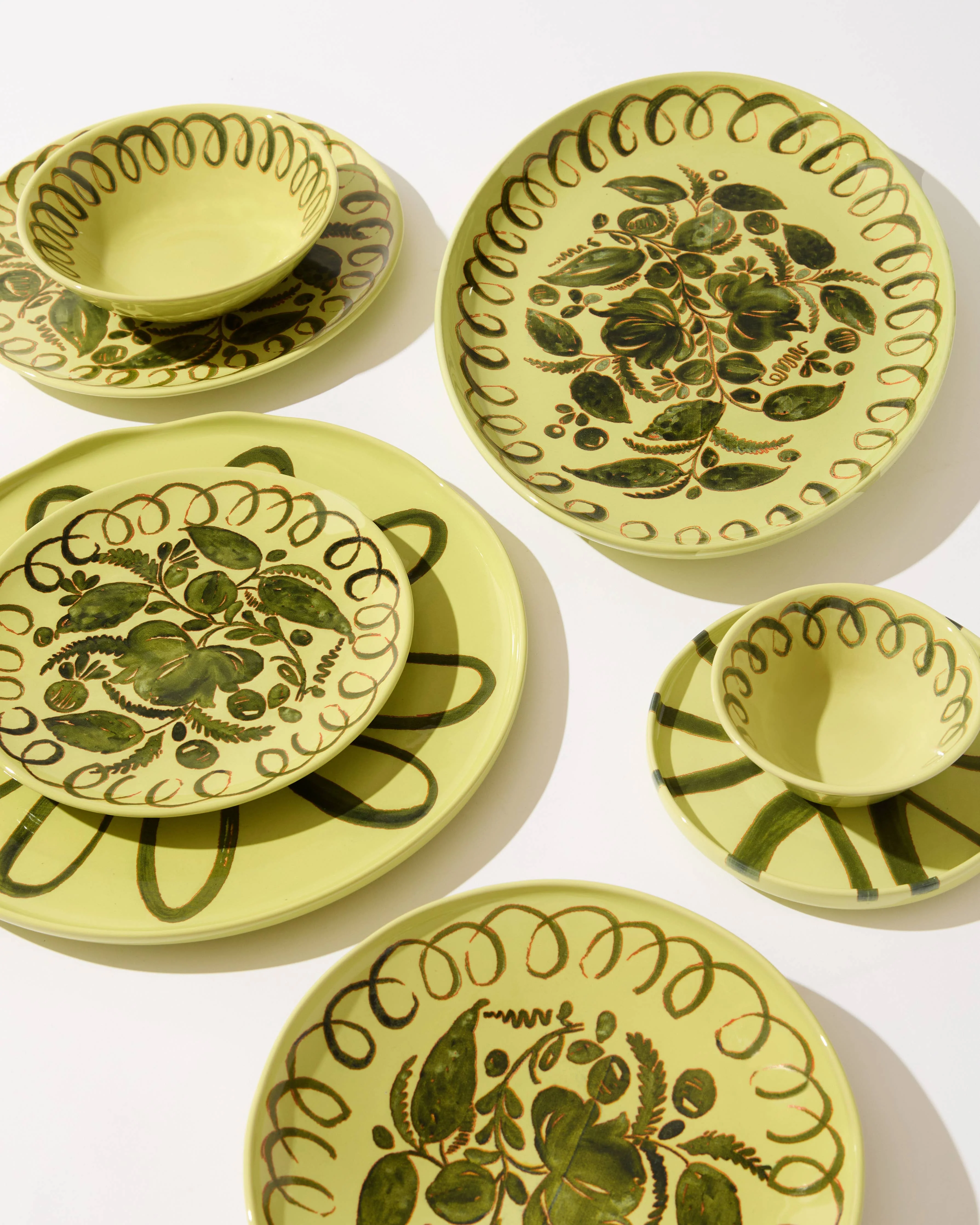 Amalfi Pasta Bowl Lime - Image 3