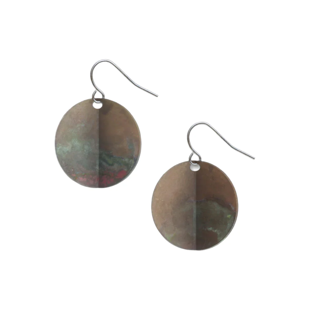 An Orb Earring Green