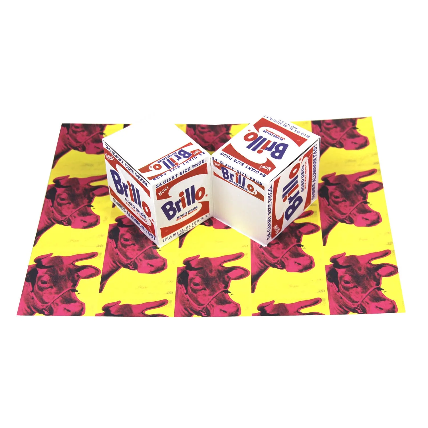 Andy Warhol Brillo Box Sculptures Pop Up Greeting Card - Image 3