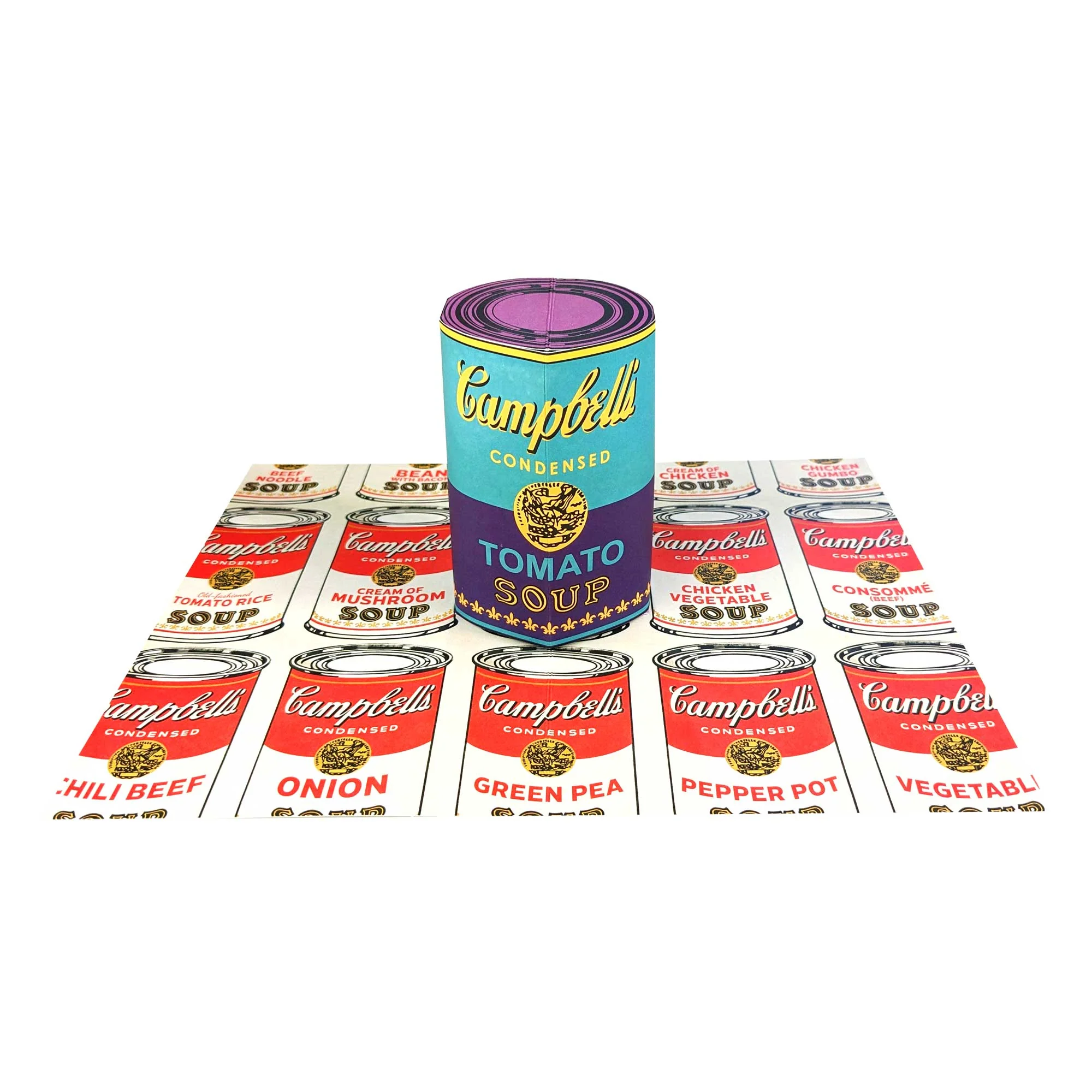 Andy Warhol Campbell's Soup Can Pop Up Greeting Card - Image 2