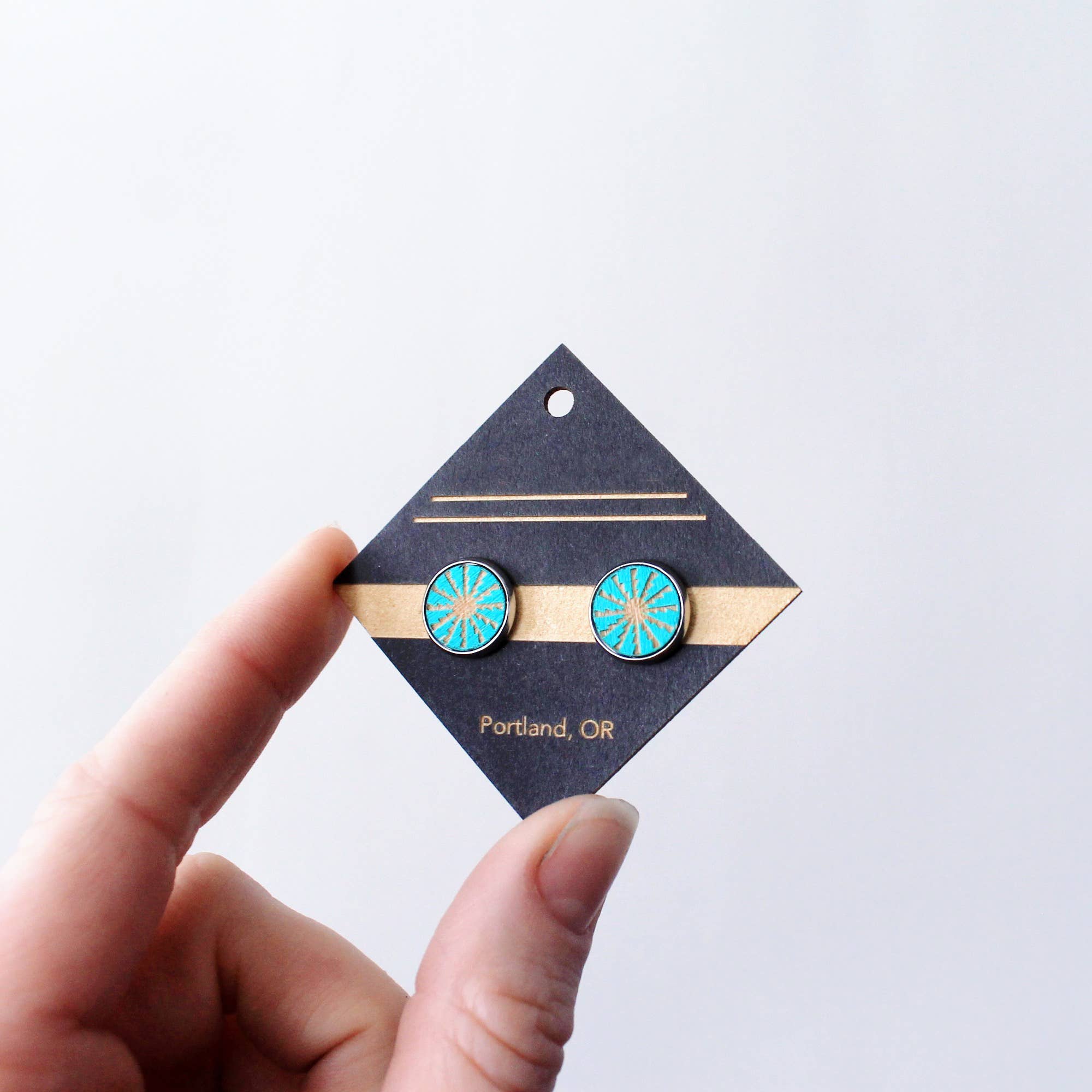 Architectural Stud Earrings - Image 2