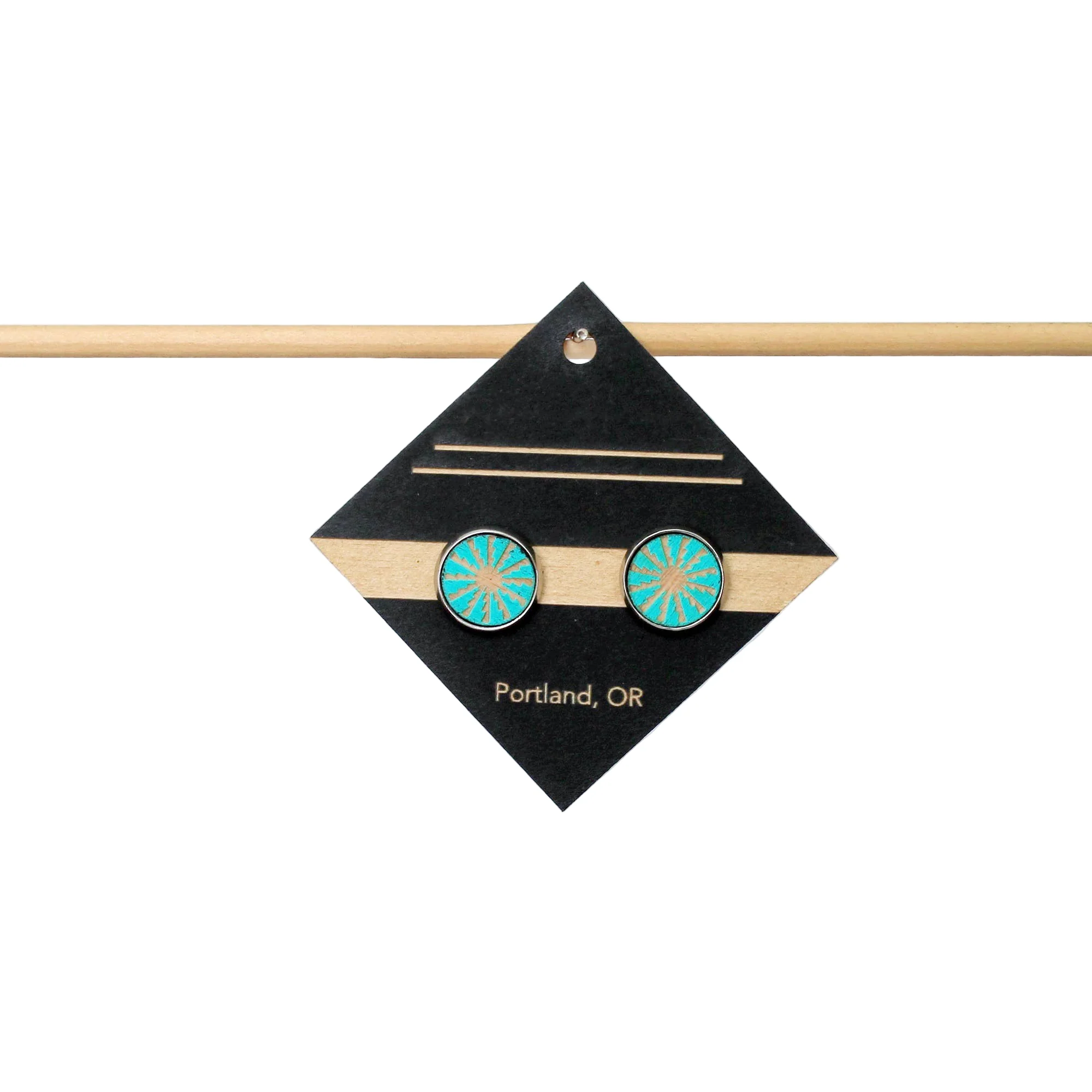 Architectural Stud Earrings - Image 3