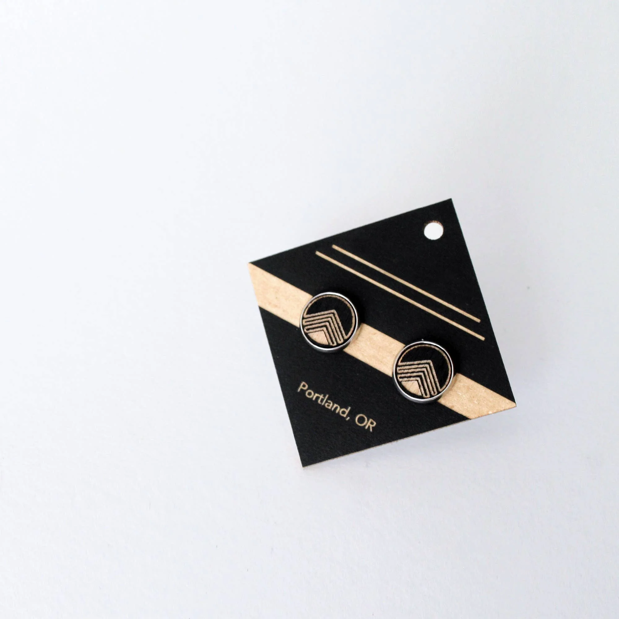 Architectural Stud Earrings - Image 4