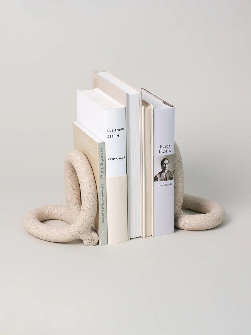 Bacchus Bookends (Pair), Sand - Image 3
