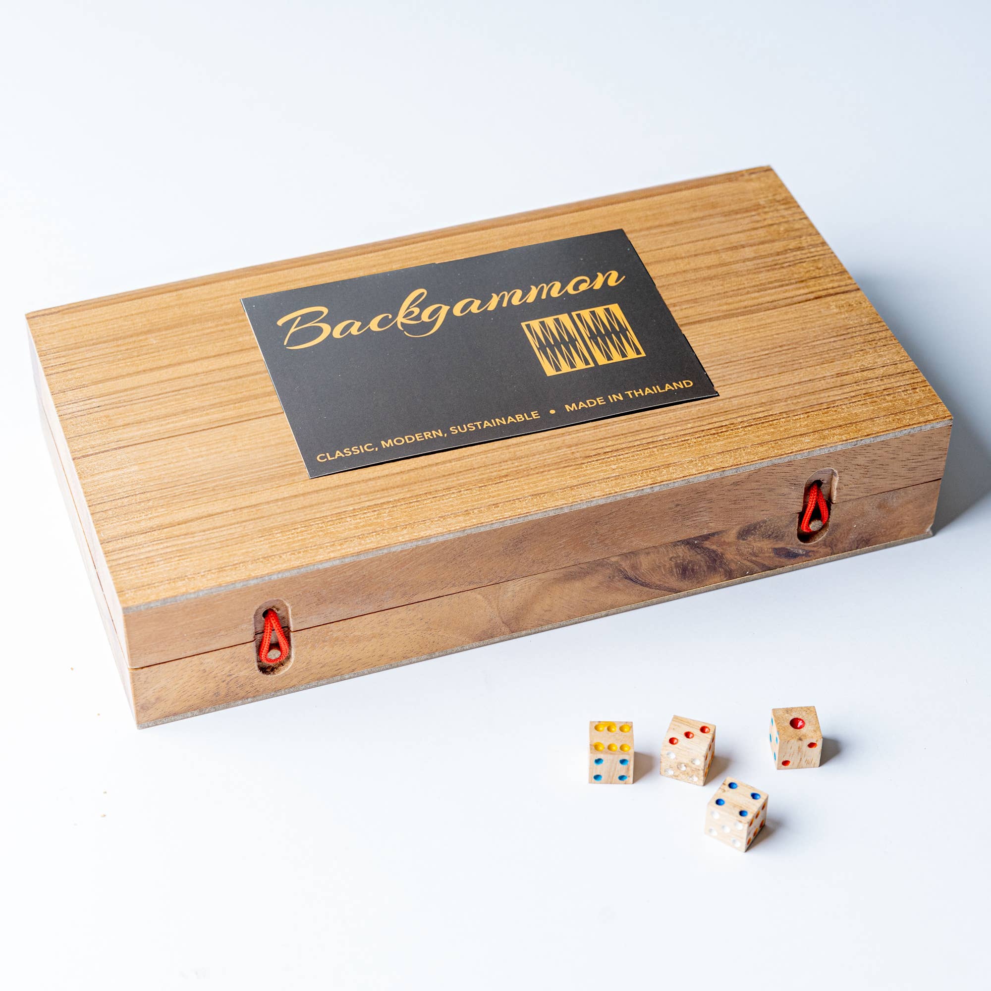 Backgammon Mangowood Game Set - Image 3