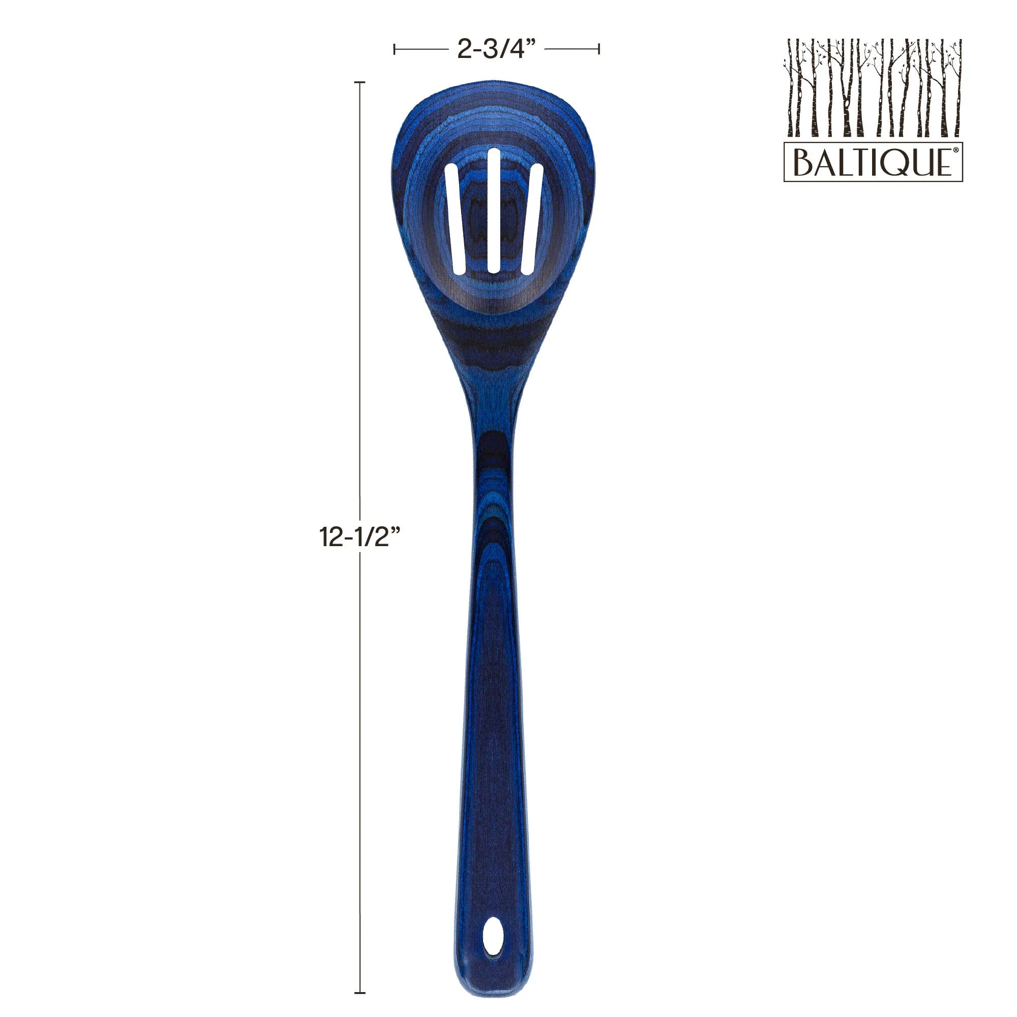 Baltique® Malta Colorful Wooden Slotted Spoon - Image 2