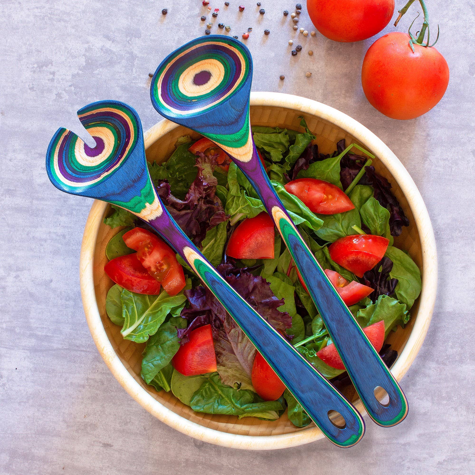 Baltique® Mumbai Collection Salad Salad Serving Utensil Set - Image 6