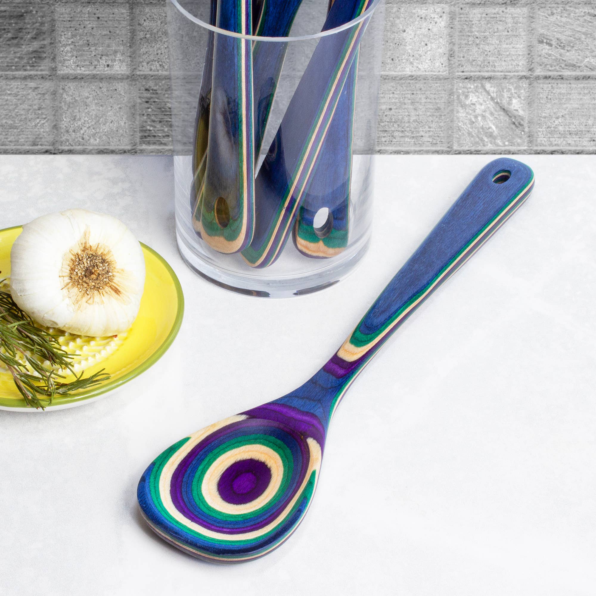 Baltique® Mumbai Colorful Wooden Cooking Spoon - Image 6