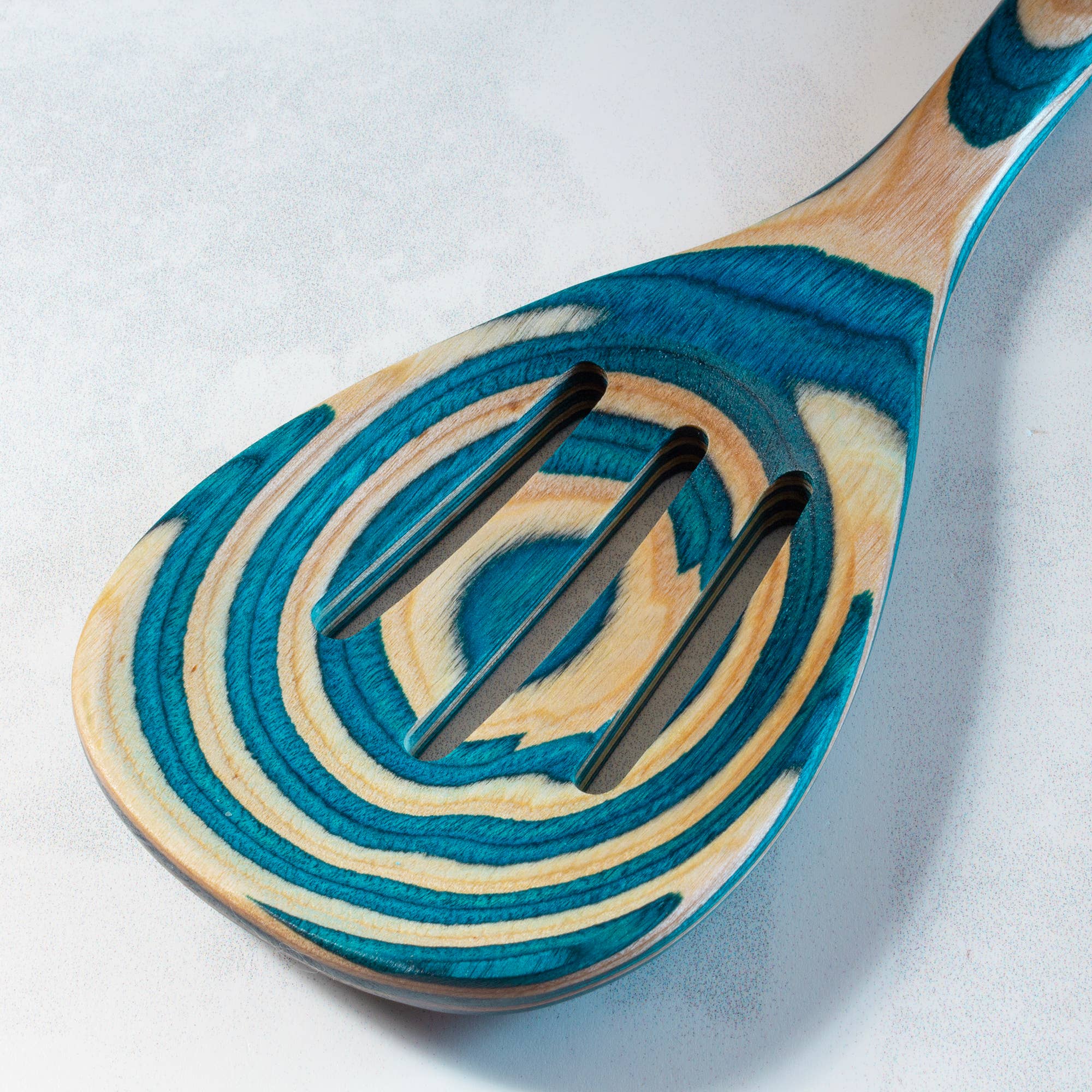Baltique® Mykonos Colorful Wooden Slotted Spoon - Image 7
