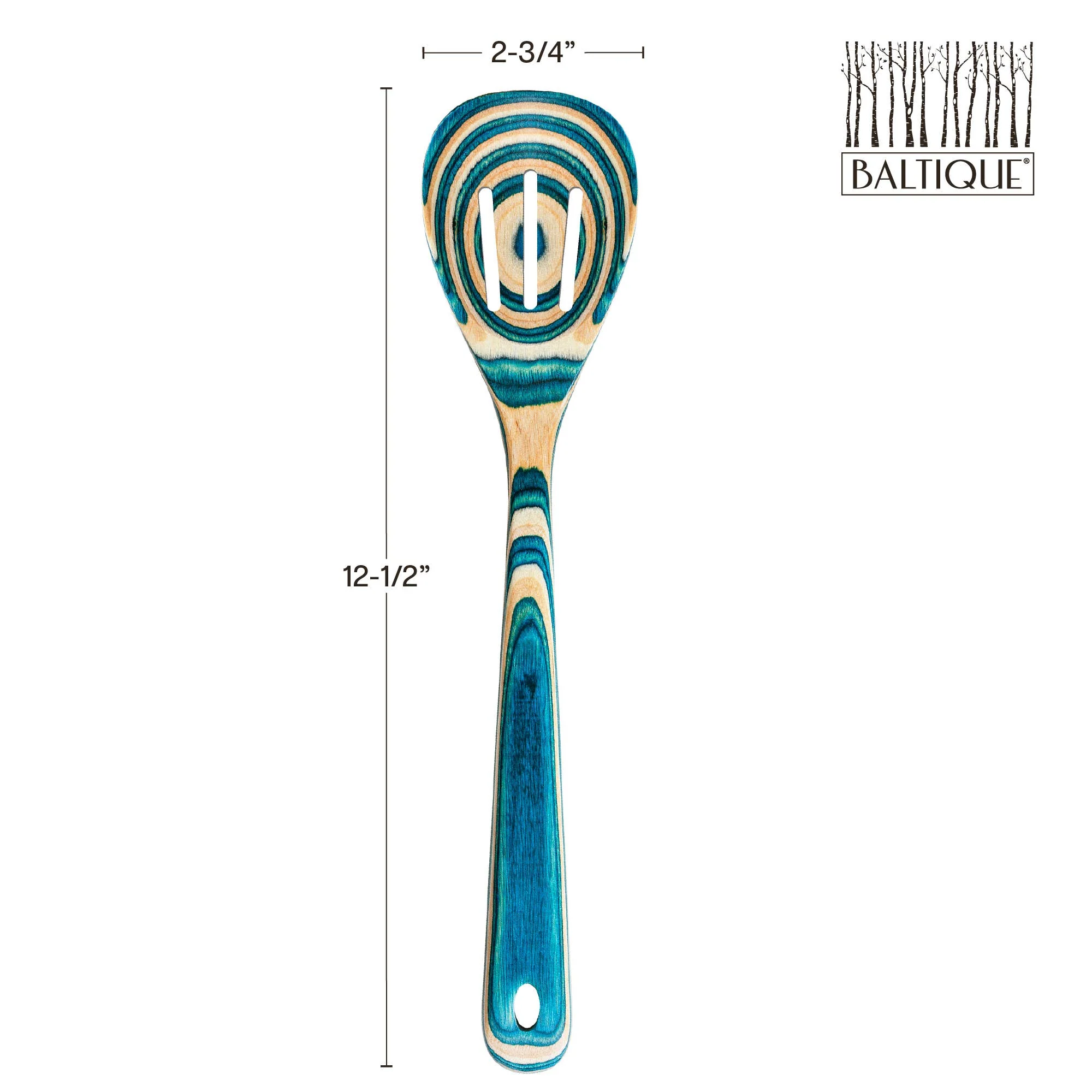 Baltique® Mykonos Colorful Wooden Slotted Spoon - Image 8