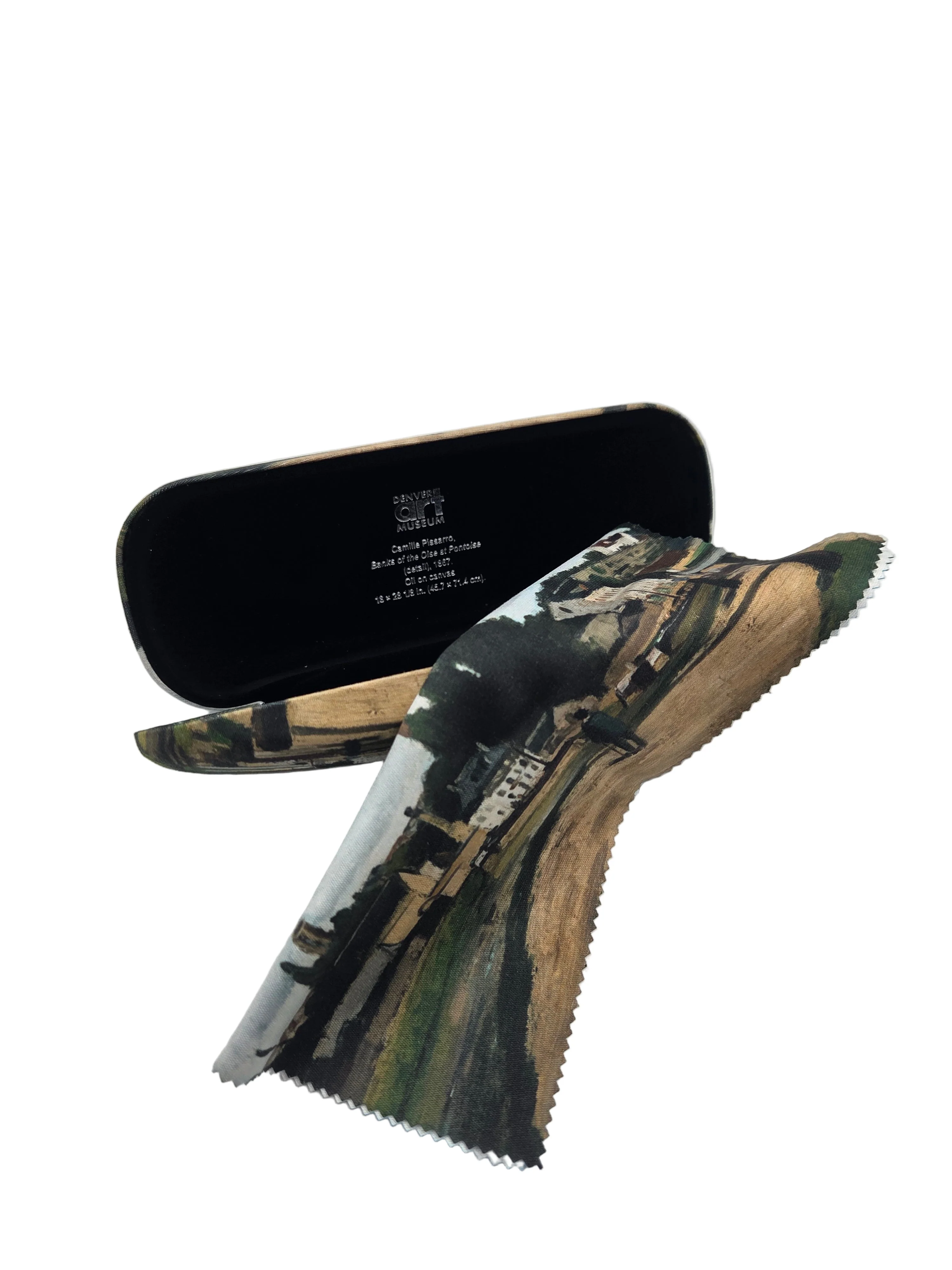 Banks of the Oise at Pontoise Pissarro Eyeglass Case - Image 2