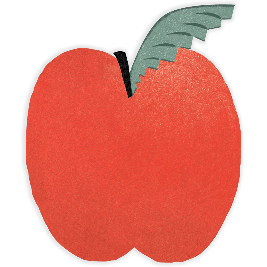 Big Apple - individual sticker