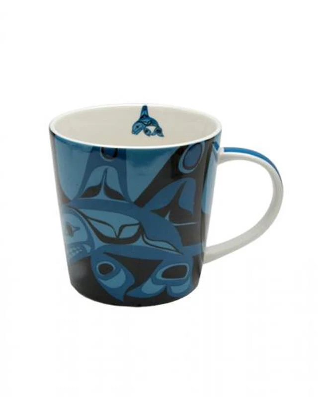 Bill Helin Orca Turquoise Mug