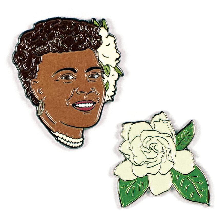 Billie Holiday Enamel Pin - Image 2