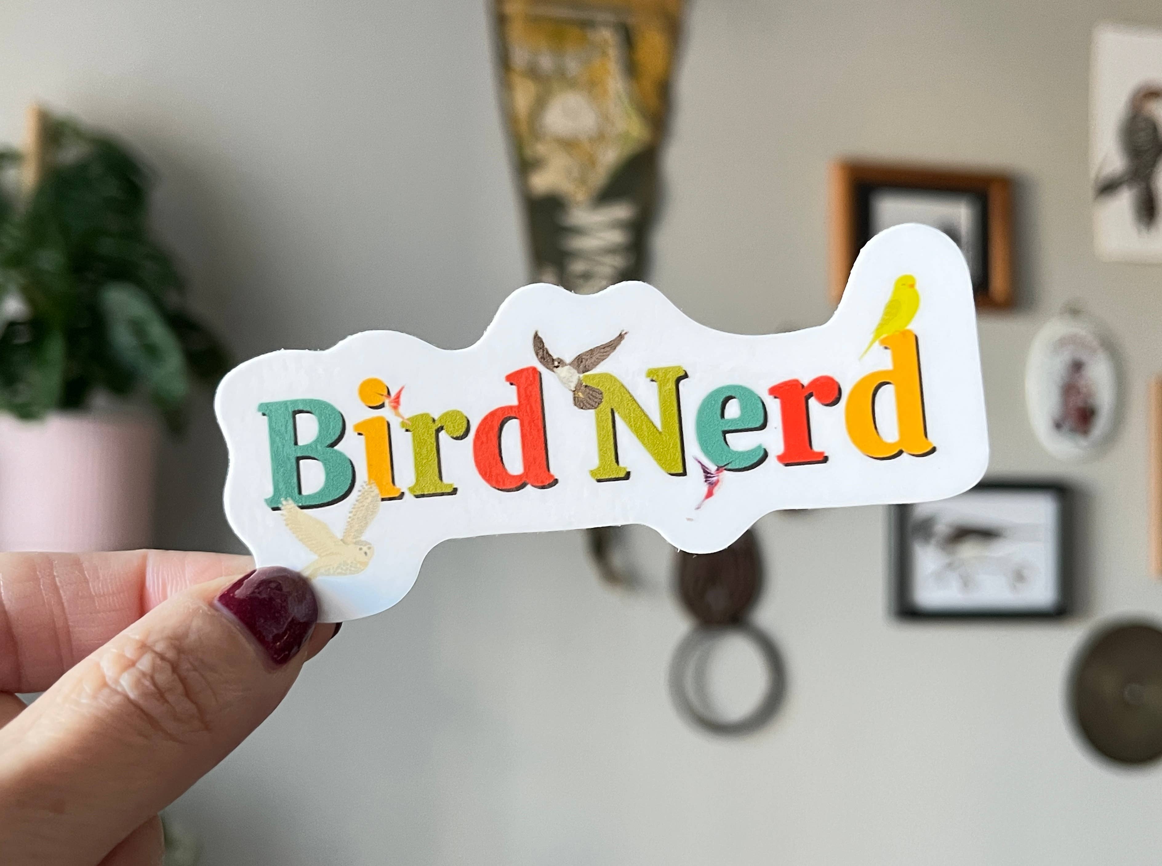 Bird Nerd sticker - Image 2