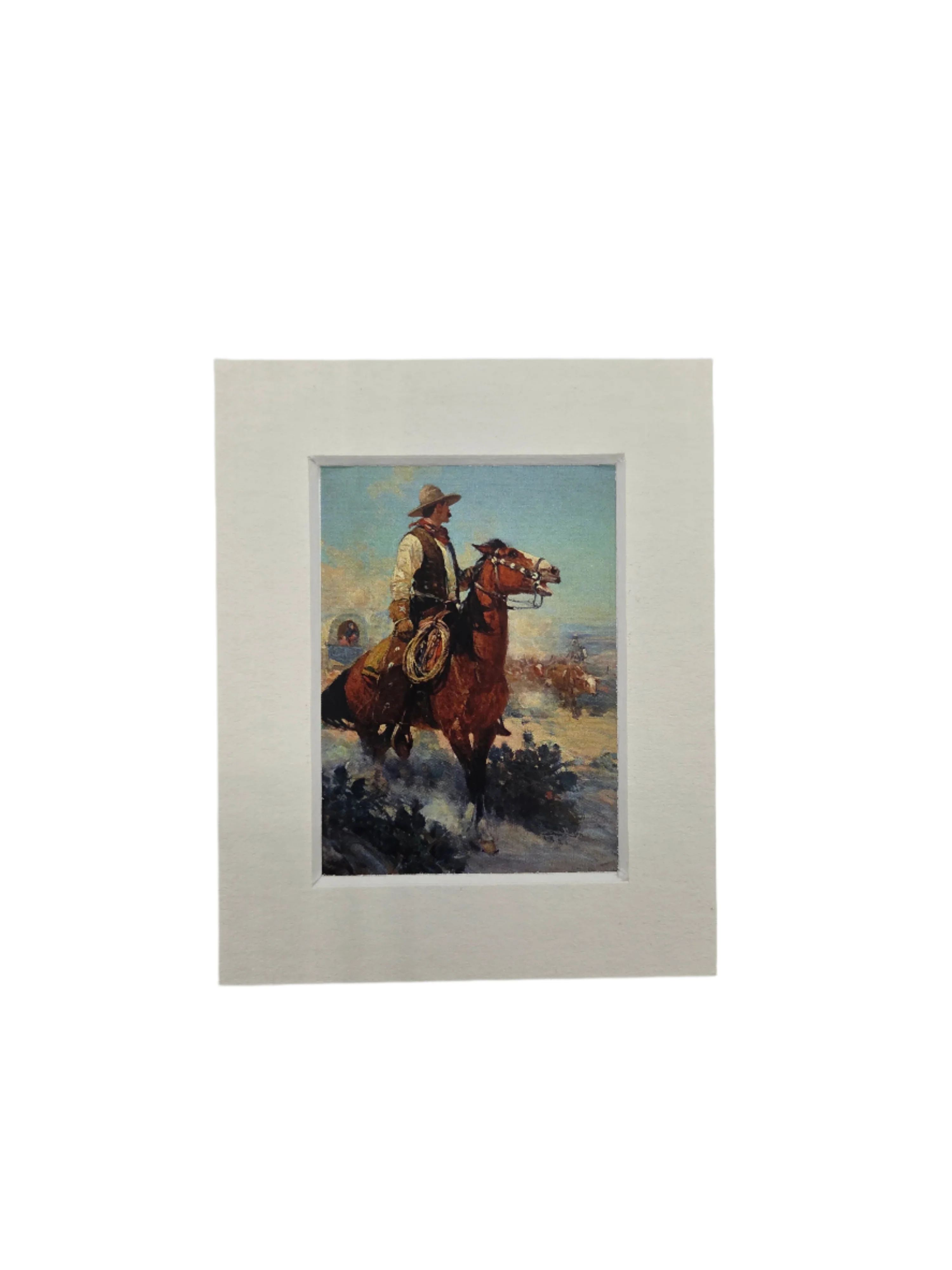 The Trail Boss by Frank Tenney Johnson Single Mount Magnet