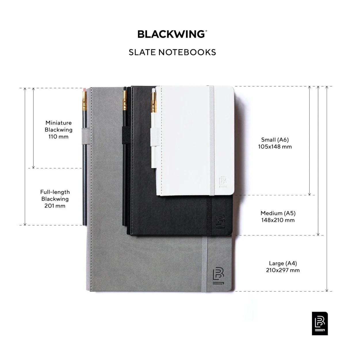 Small Blackwing Slate Notebook - Ruled - Image 2