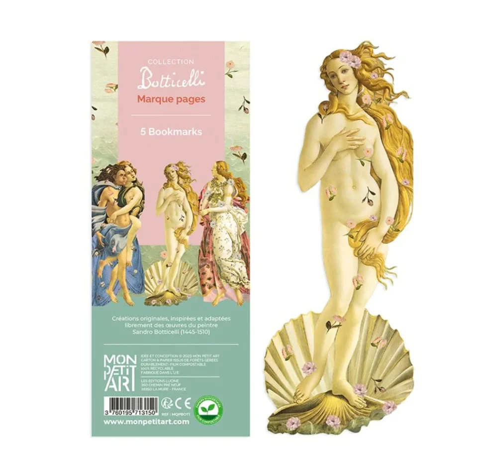 Bookmarks - Botticelli's Venus, by Mon Petit Art