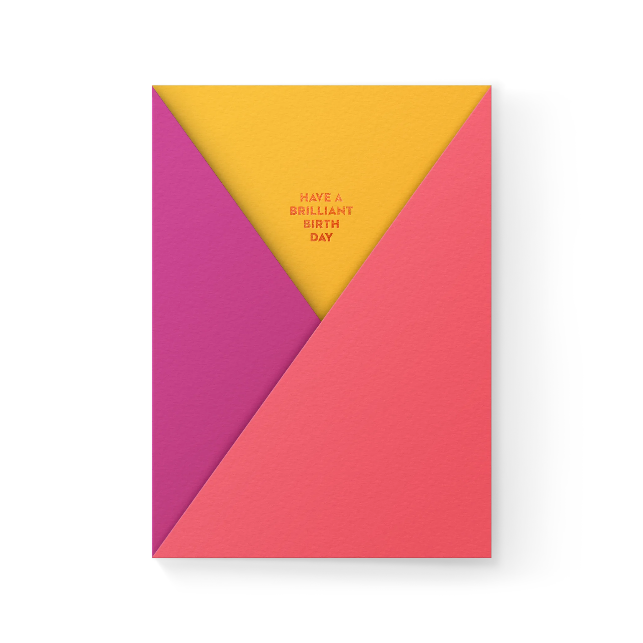 Brilliant Birthday A6 Pocket Card