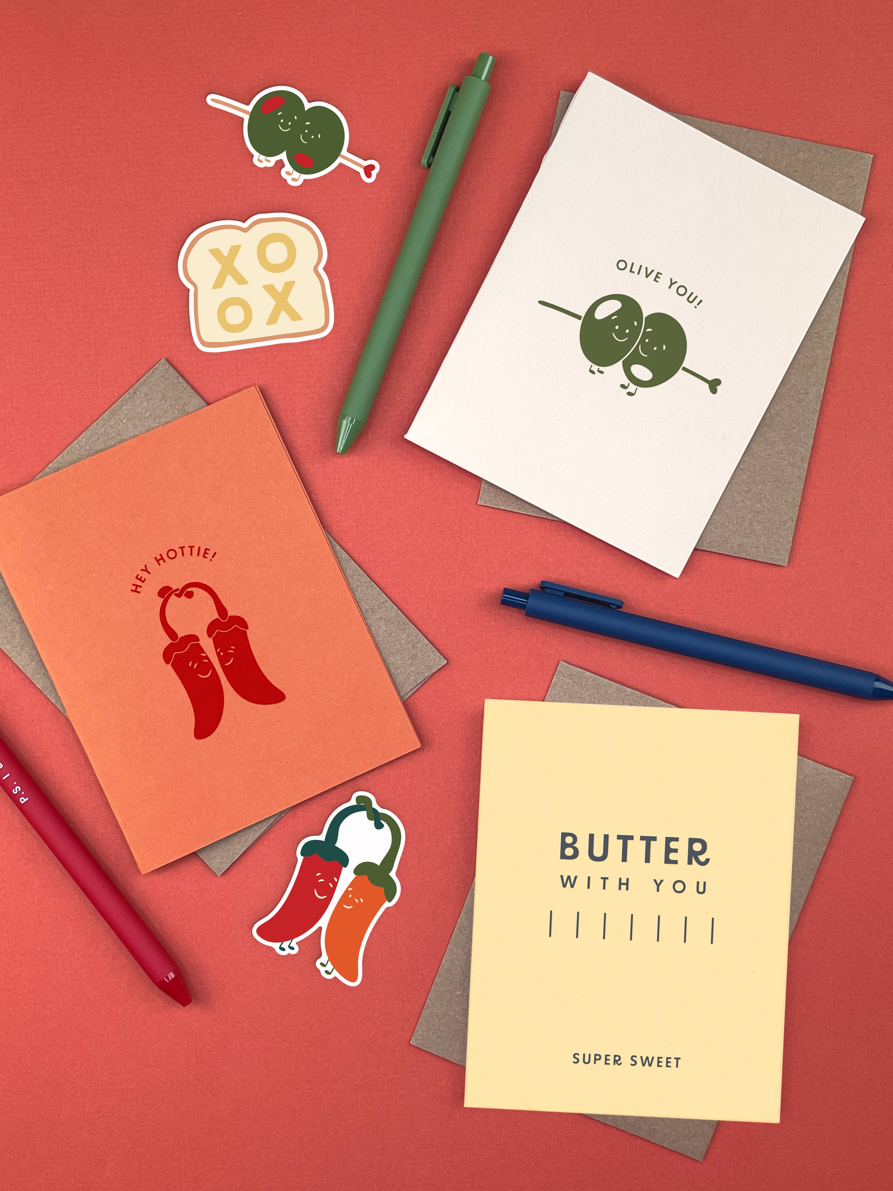 Butter With You Love Greeting Card - Image 2