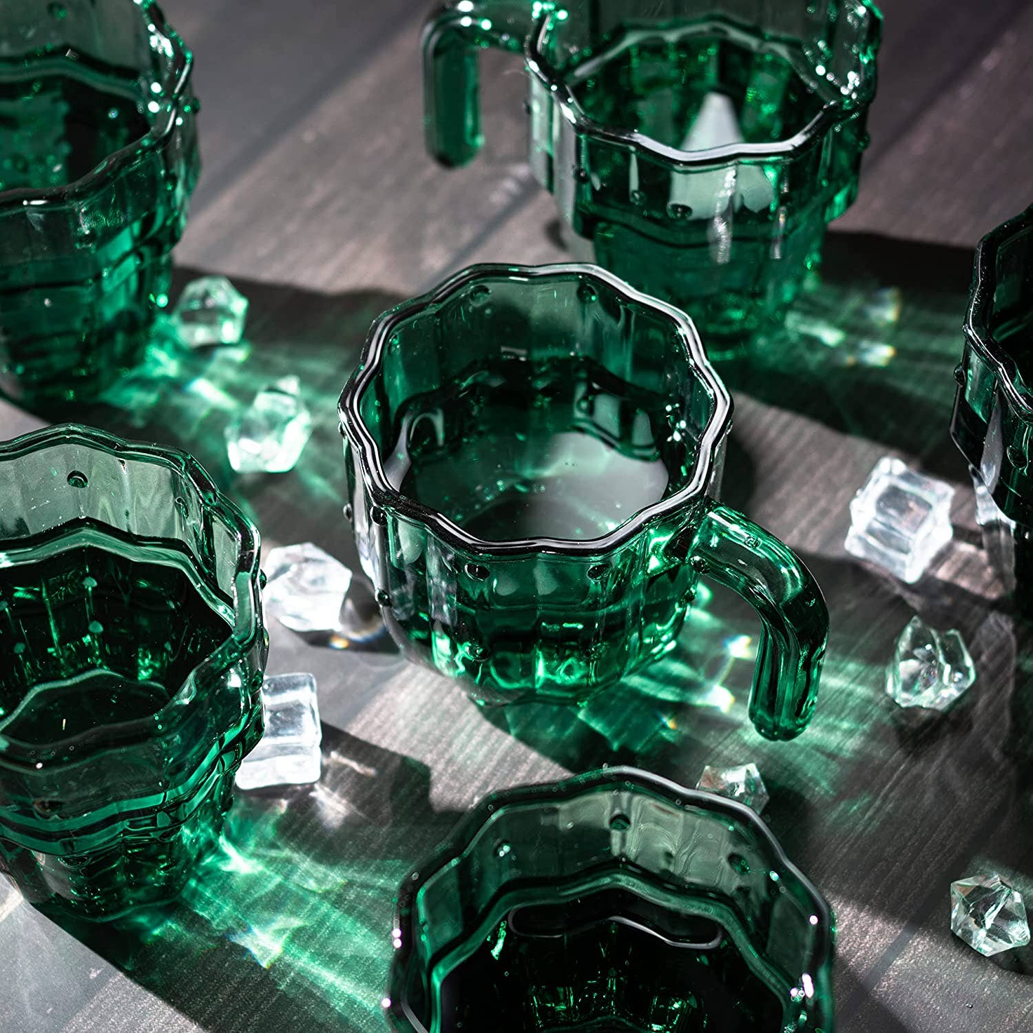 Cactus Stackable Set of 6 Glasses - Image 6