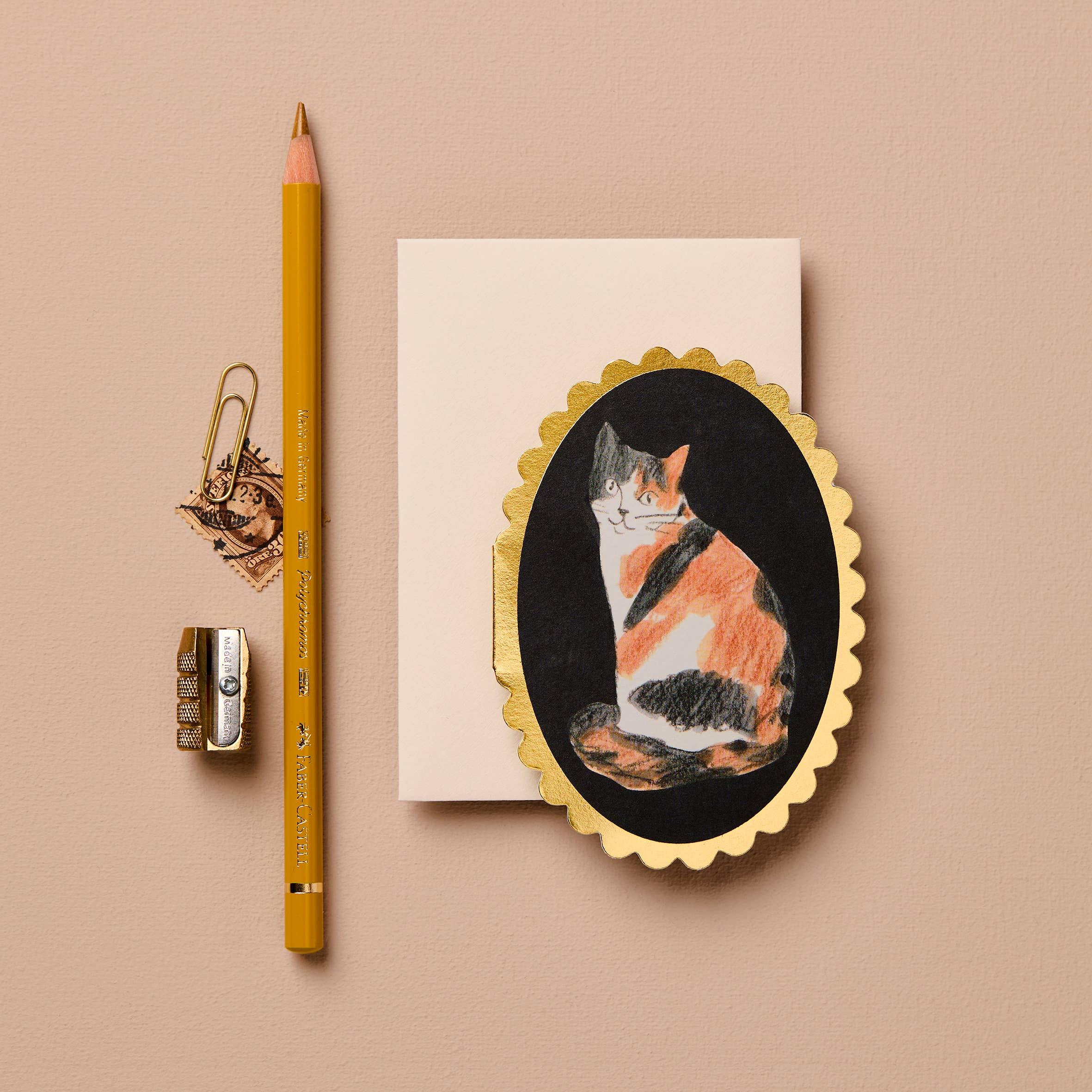 Calico Cat Mini Card - Image 3
