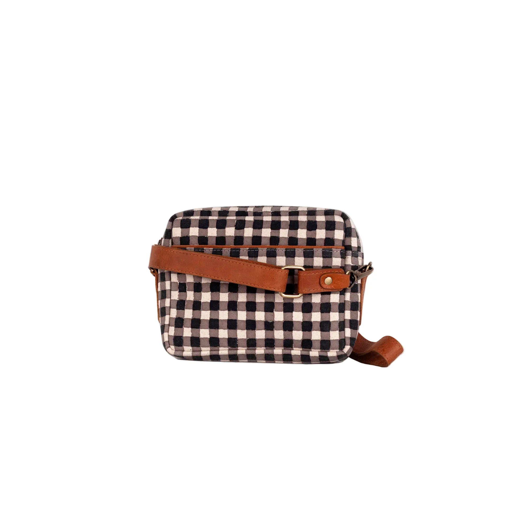 Camera Bag - Ink Gingham