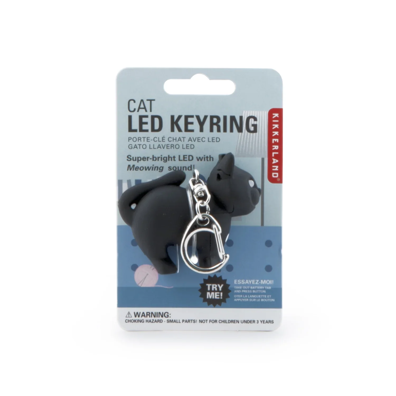 Cat Led Keychain