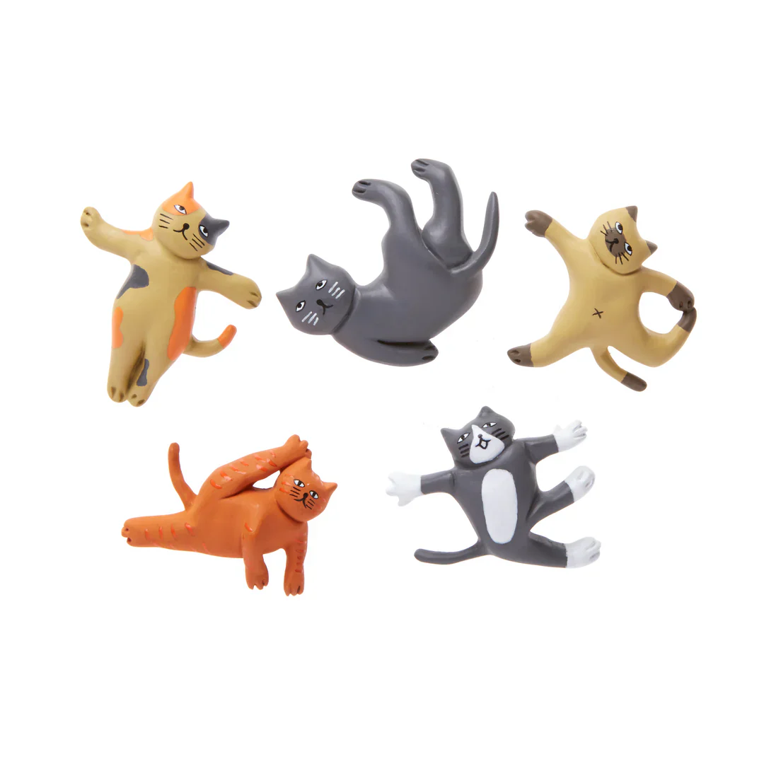 Cat Yoga Magnets - Image 2