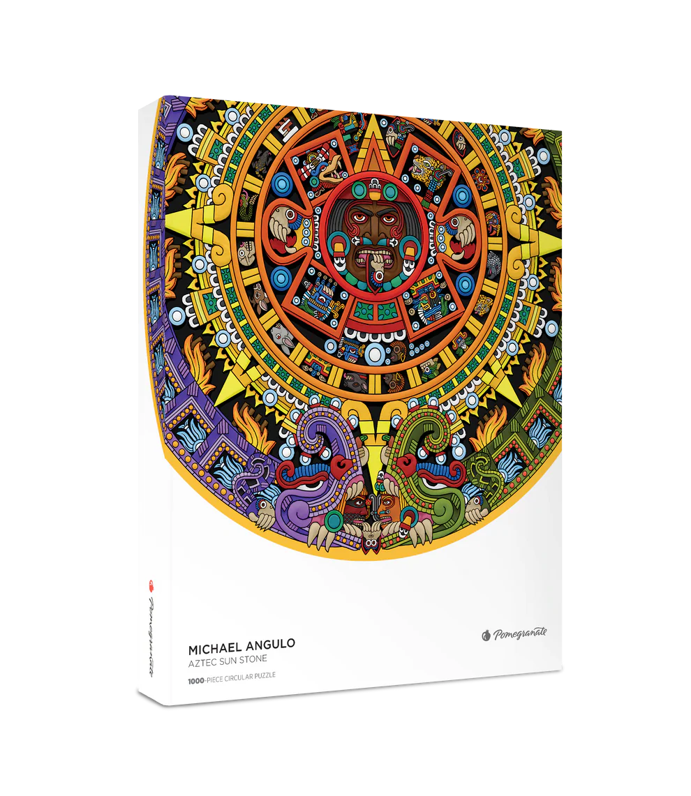 Michael Angulo: Aztec Sun Stone 1000-Piece Circular