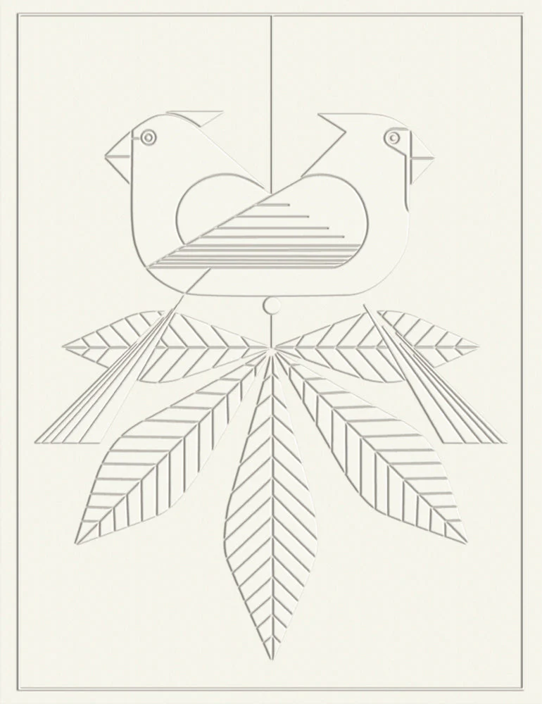 Charley Harper: Birds Embossed  Boxed Notecard Assorted - Image 2