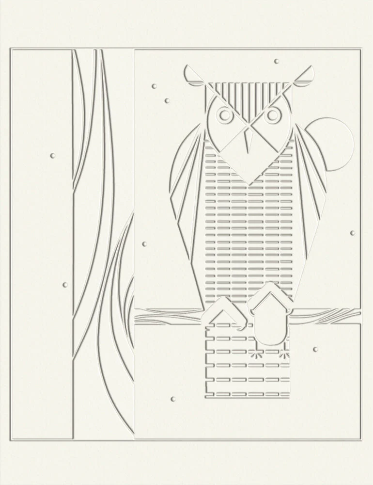 Charley Harper: Birds Embossed  Boxed Notecard Assorted - Image 3