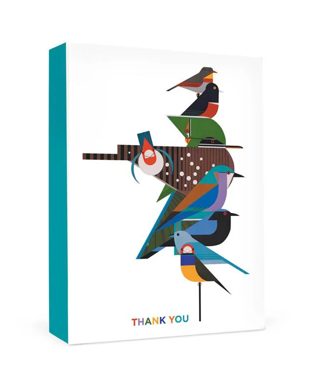 Charley Harper: Rainforest Birds Boxed Thank You Notecards