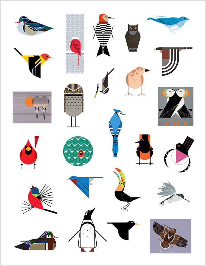 Charley Harper's Birds Sticker Book - Image 2