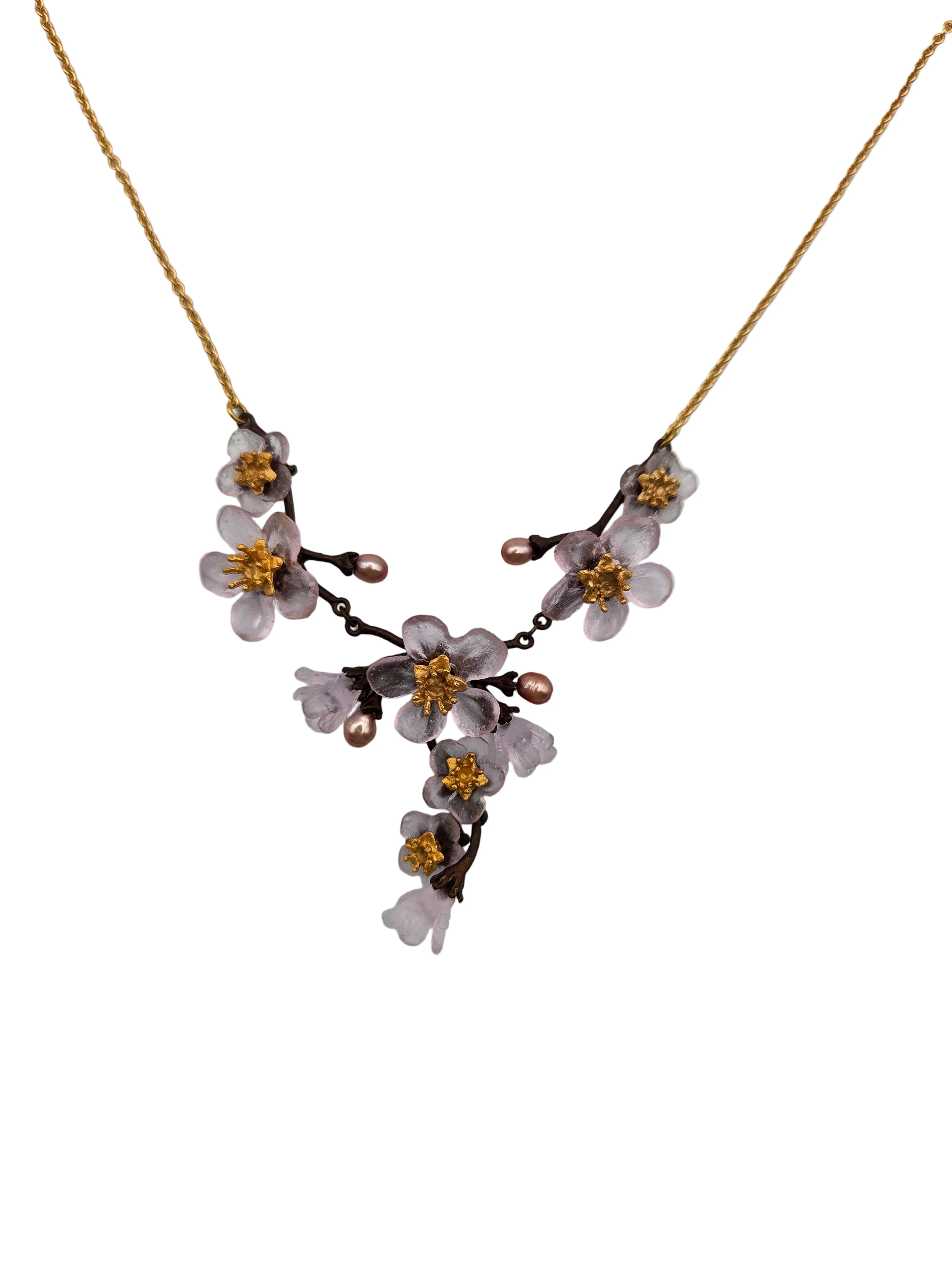 Cherry Blossom Statement Necklace