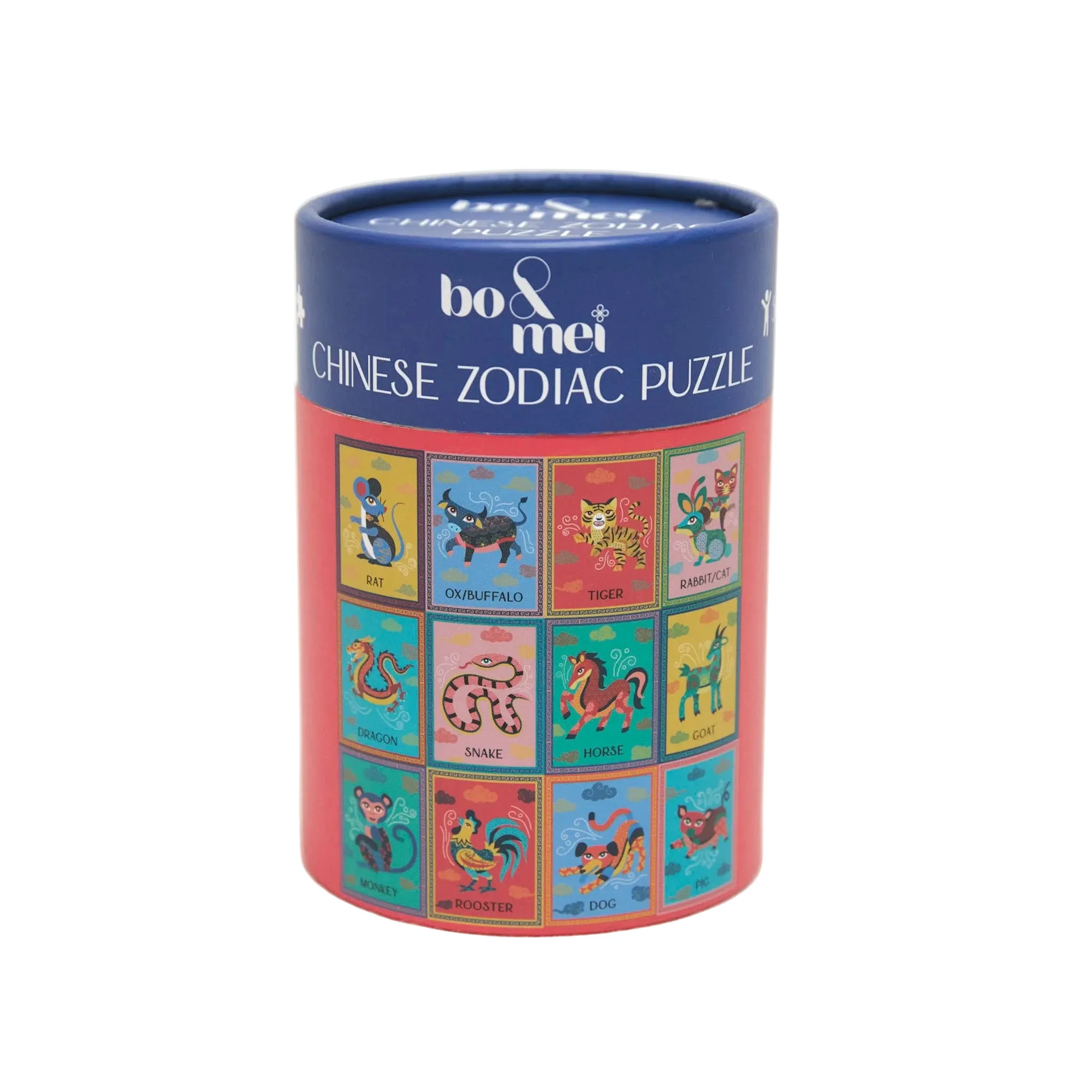 Chinese/Vietnamese Zodiac 100-Piece Puzzle + Zodiac Guide