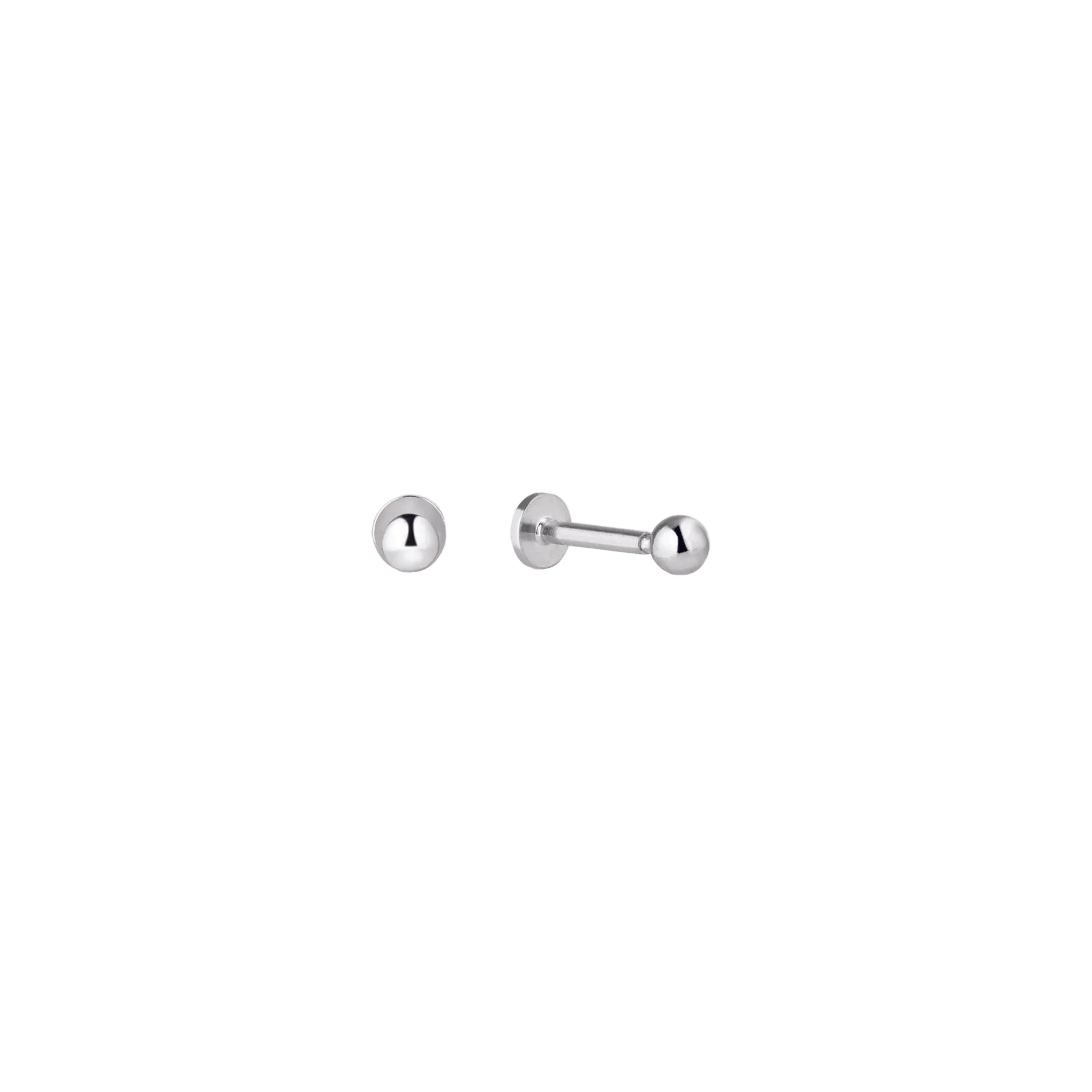 Cloud Nine Flat Back Earrings - Image 2